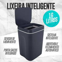 Omni 16L - Lixeira Inteligente com Sensor de Indução