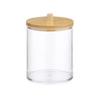 Pote Organizador Multiuso com Tampa de Bambu – Linha Eco Clear