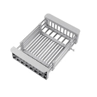 Escorredor de Louça Ajustável para Pia em Aço Inox