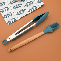 Kit de Utensílios de Cozinha em Silicone com Resistência ao Calor