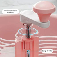 Lavadora de Frutas e Legumes com Escova Giratória e Escorredor