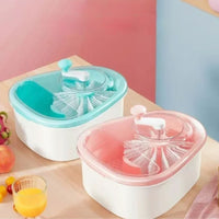 Lavadora de Frutas e Legumes com Escova Giratória e Escorredor