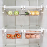 Organizador de Geladeira em Acrílico Gaveta Deslizante