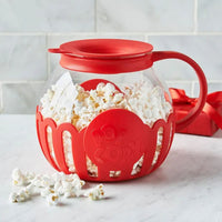 Pipoqueira de Vidro para Micro-ondas com Tampa de Silicone