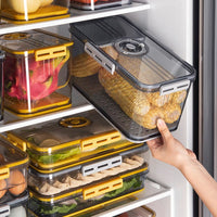 Vasilha de Plástico com Tampa com Controle de Tempo e Drenagem