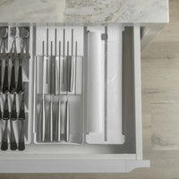 Organizador de Rolos Duplo com Cortador – Linha Clear