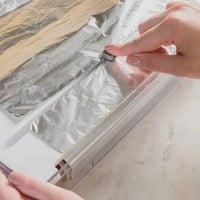 Organizador de Rolos Duplo com Cortador – Linha Clear