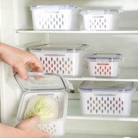 Kit Trio Wash & Store com Cesto de Drenagem – Linha Fresh