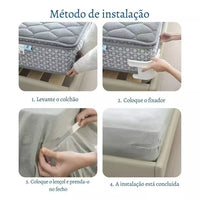 Kit 4 Fixadores de Lençol Invisíveis – Linha Sleep Perfect